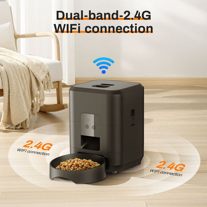 Pet Intelligent Timing Quantitative Remote Automatic Pet Feeder Paw Pop Store
