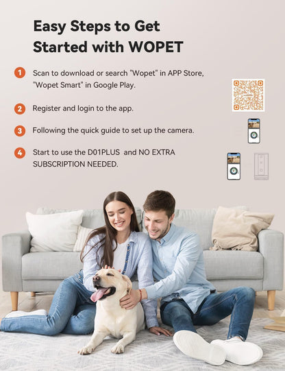 Smart Pet Camera with Treat Dispenser Paw Pop Store
