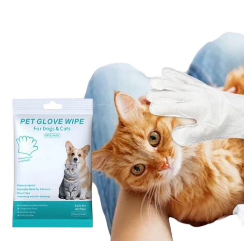 Pet Cleaning Gloves & Wipes Paw Pop Store