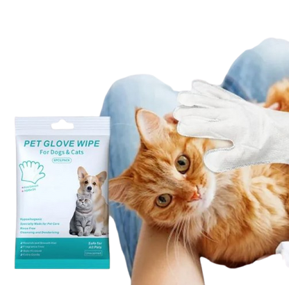 Pet Cleaning Gloves & Wipes Paw Pop Store