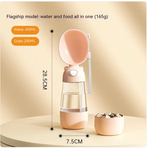 Travel Pet Hydration & Feeder Bottle Paw Pop Store