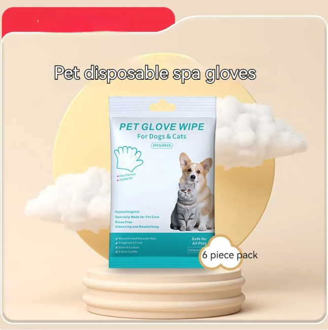 Pet Cleaning Gloves & Wipes Paw Pop Store